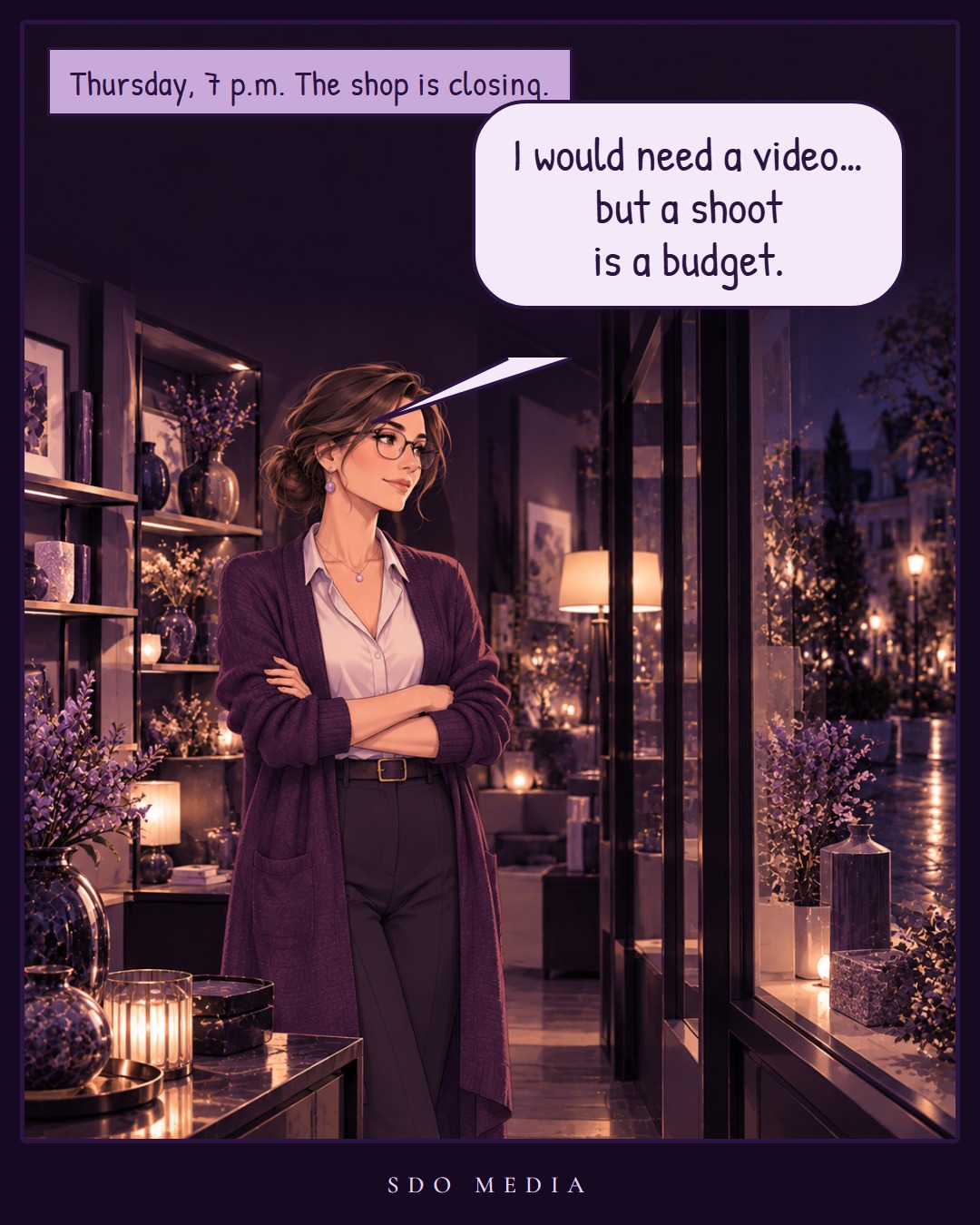 Comic strip for SDO Media
