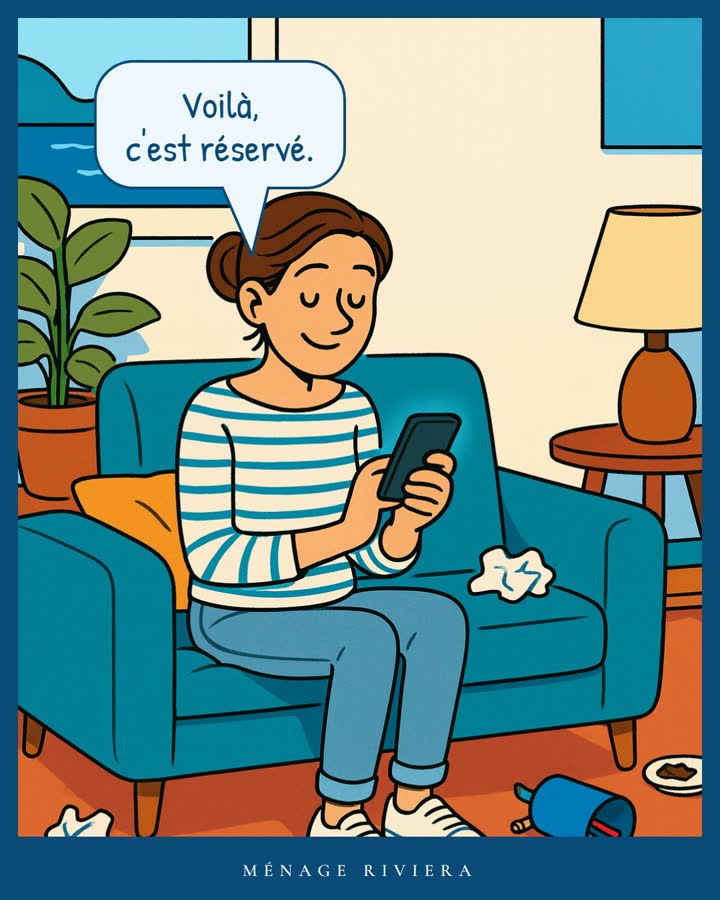 Bande dessinée Ménage Riviera, case 2