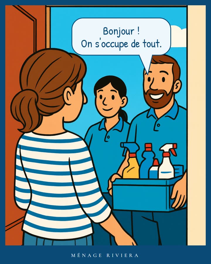 Bande dessinée Ménage Riviera, case 3