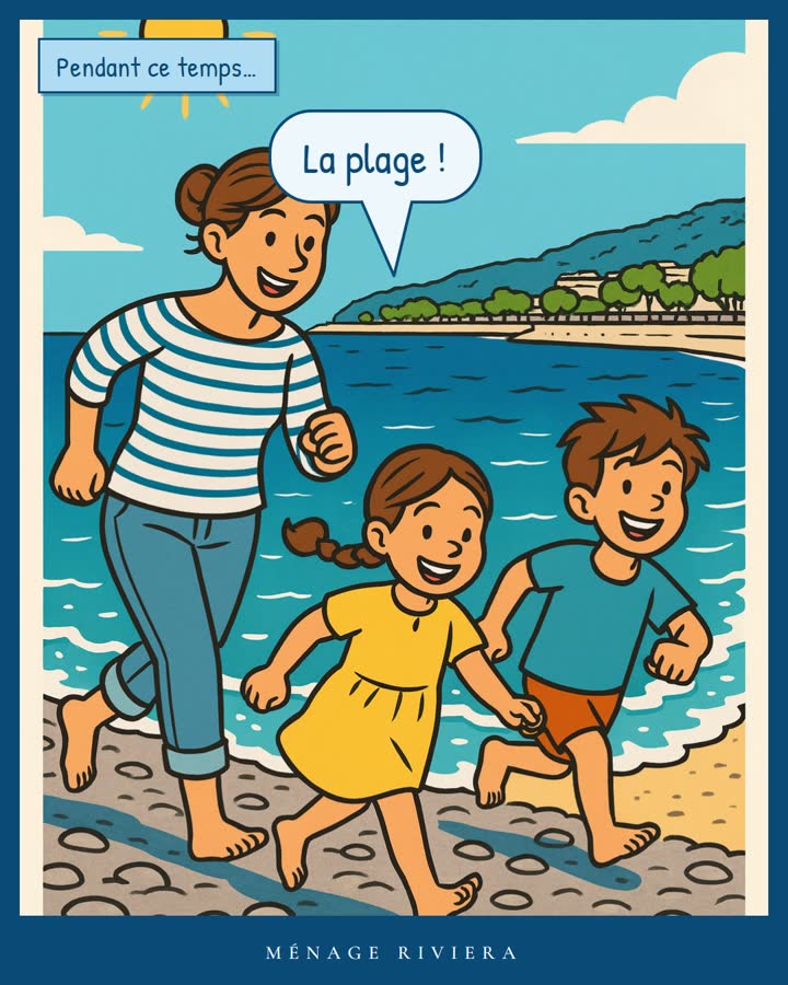 Bande dessinée Ménage Riviera, case 4