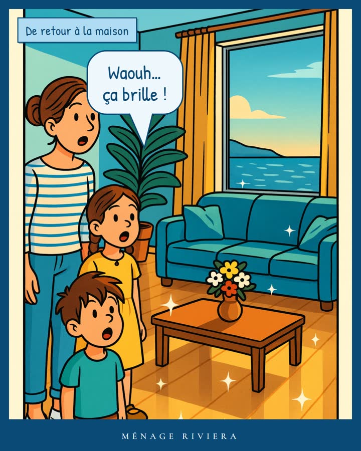 Bande dessinée Ménage Riviera, case 5